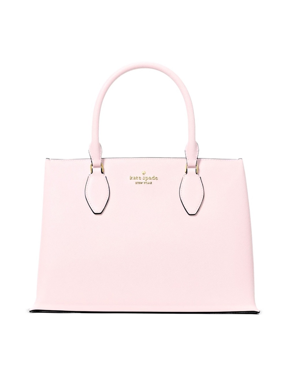 New Kate Spade Rae Medium Satchel Saffiano Shimmer Pink